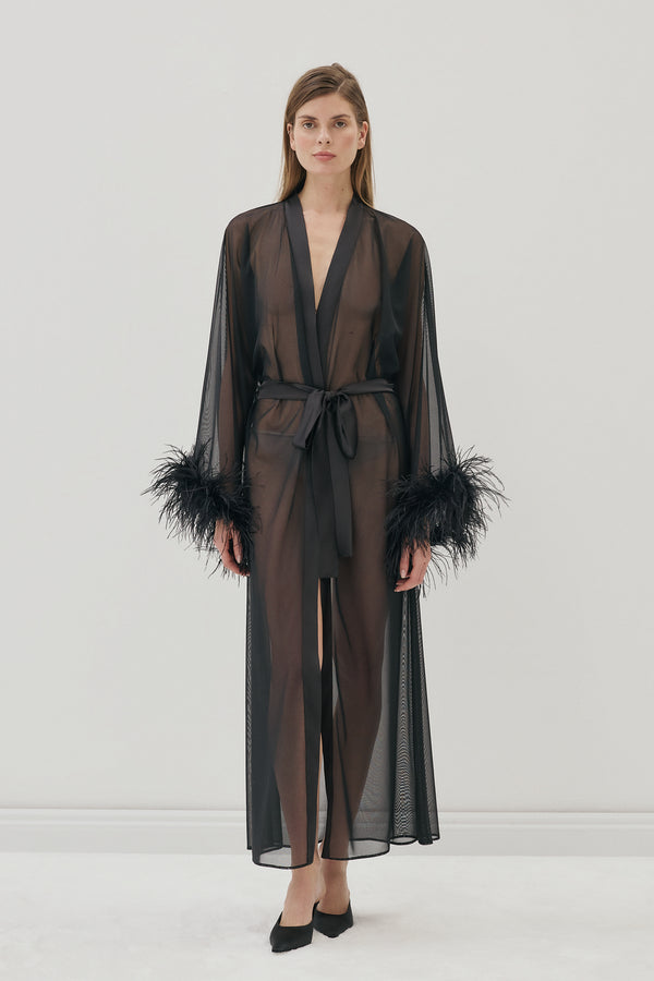 Amore Robe Black