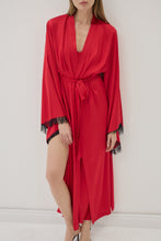 Lace Robe Red