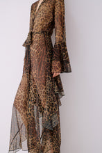 Leopard Chiffon Robe