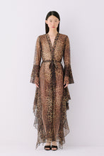 Leopard Chiffon Robe
