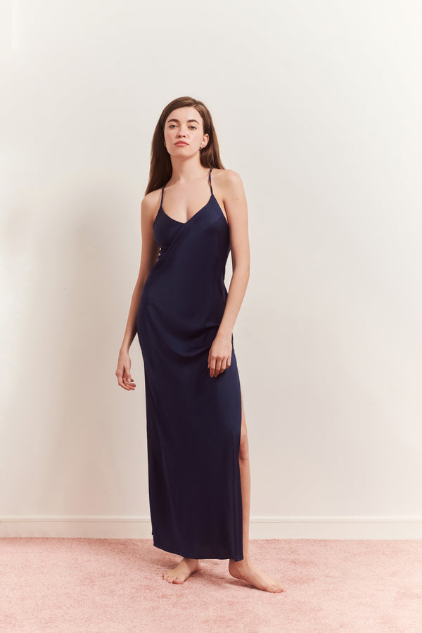 Allison Dress Navy Blue