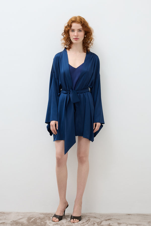 Navy Blue Robe