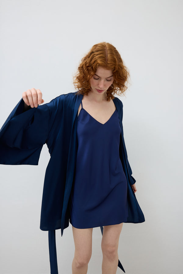 Navy Blue Robe