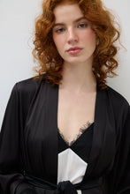 Lace Robe Black
